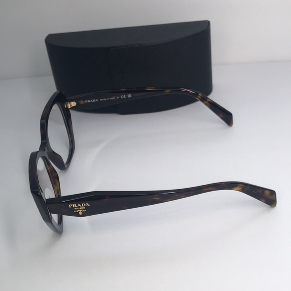 New Authentic Prada Demo Butterfly Ladies Eyeglasses PR 18WV 2AU1O1 52. - Picture 6 of 15
